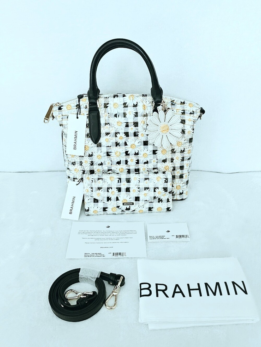 NWT Brahmin MULTI PETALINE Medium Duxbury w/Veronica Wallet